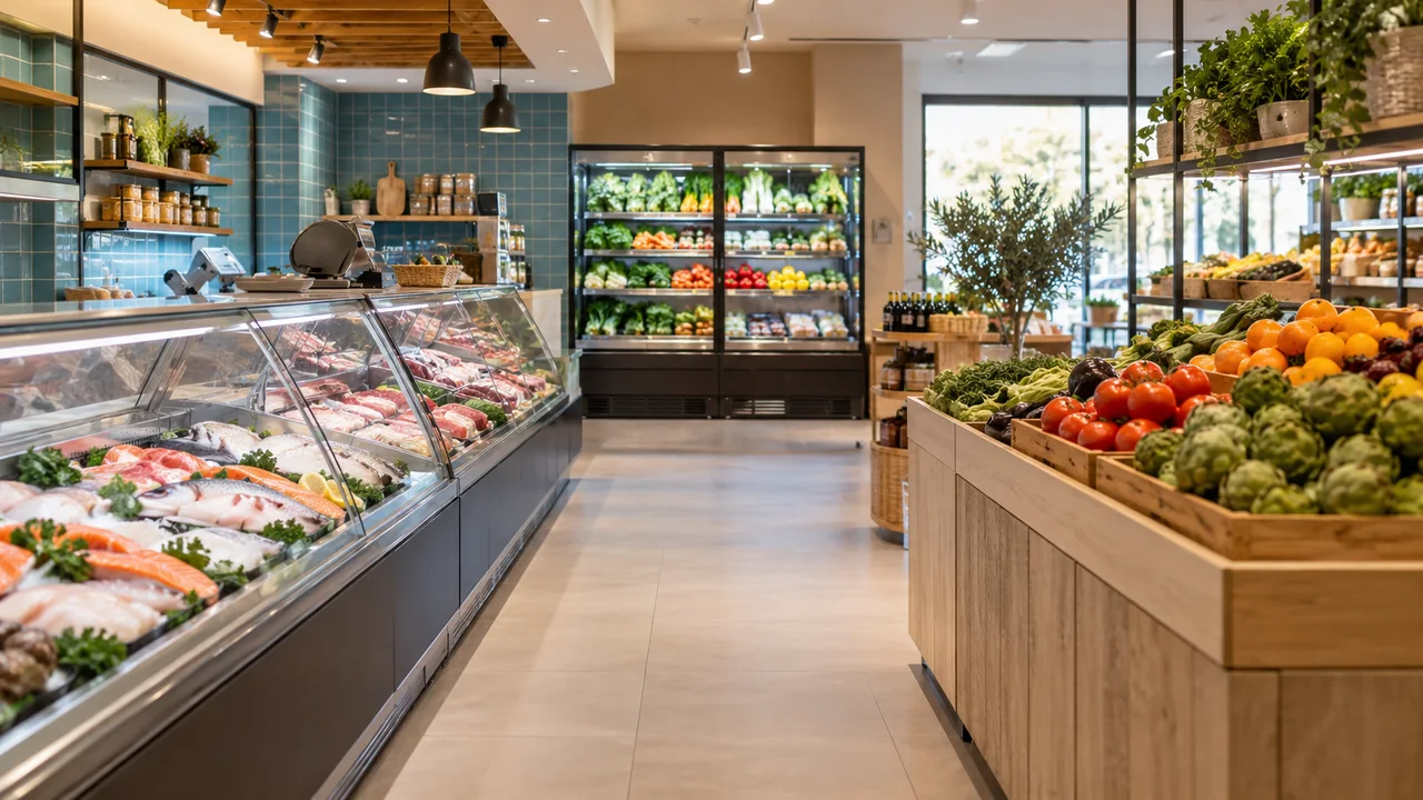 Equipos de refrigeración de un comercio de alimentación